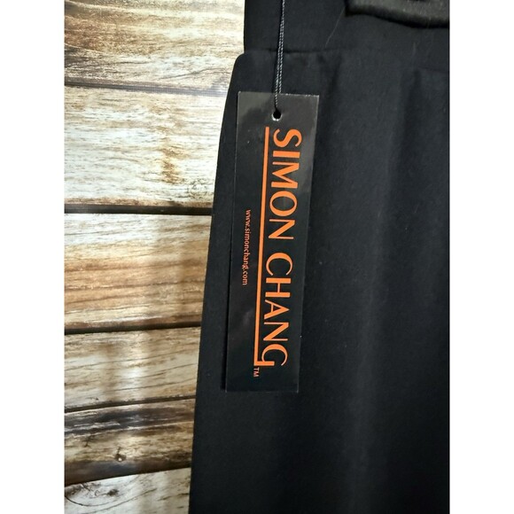 Simon Chang Womens Medium Black Moto Stirrup Pants Zip Grunge 90’s Goth New - Picture 7 of 14